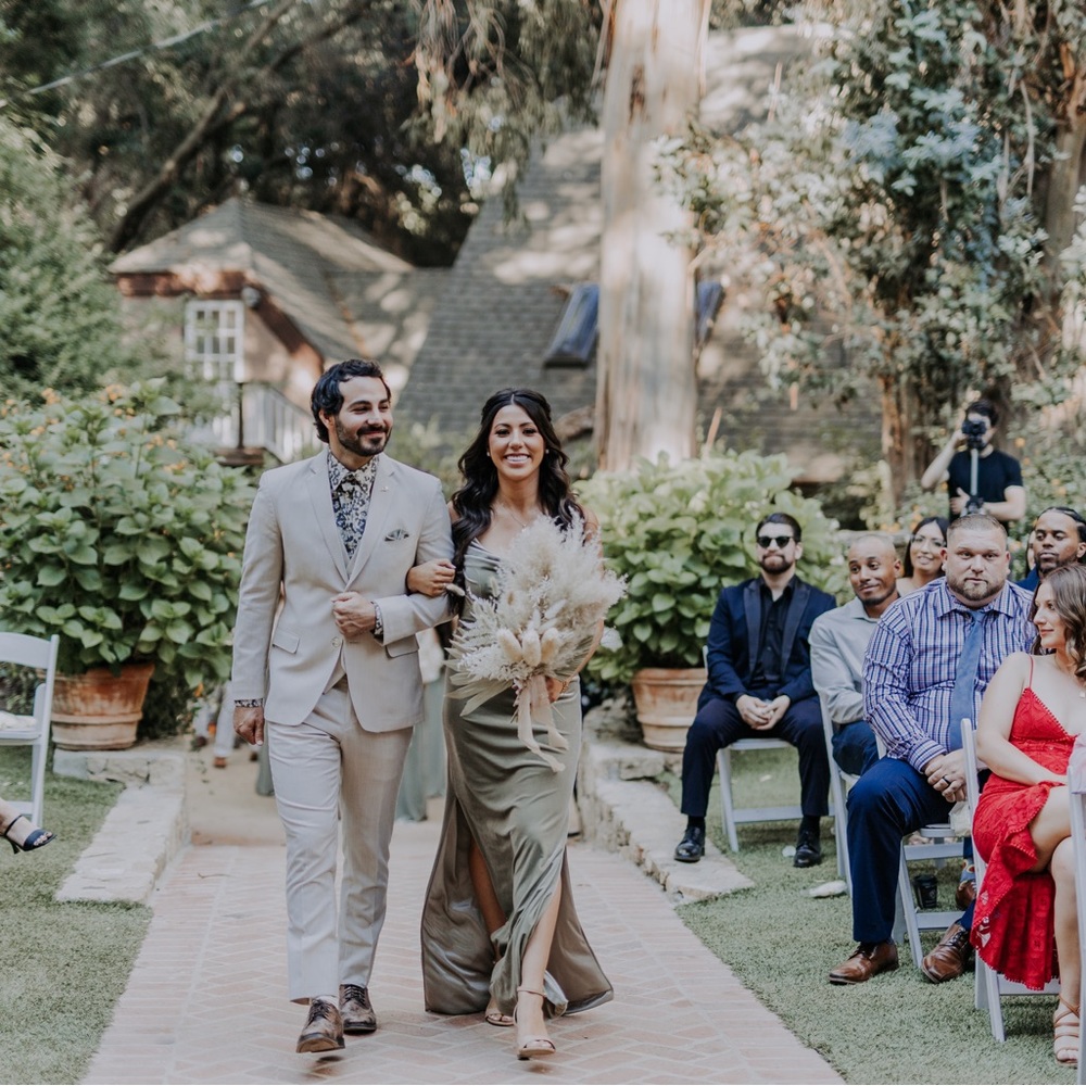 Revelry Skye Bridesmaid Dress in sage green